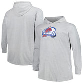 Colorado Avalanche Big & Tall Pullover Hoodie - Heather Gray - NHL