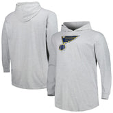 St. Louis Blues Big & Tall Pullover Hoodie - Heather Gray - NHL