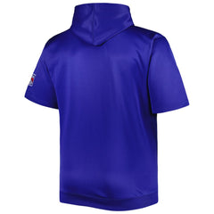 New York Rangers Big & Tall Logo Short Sleeve Hoodie - Royal - NHL