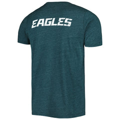 Philadelphia Eagles Majestic Threads Tri-Blend Pocket T-Shirt Midnight Green | NFL