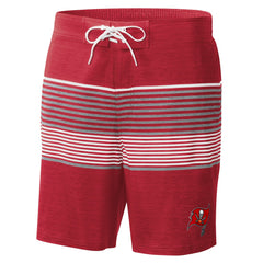 Tampa Bay Buccaneers G-III Sports by Carl Banks Coastline Volley Swim Shorts Red | NFL