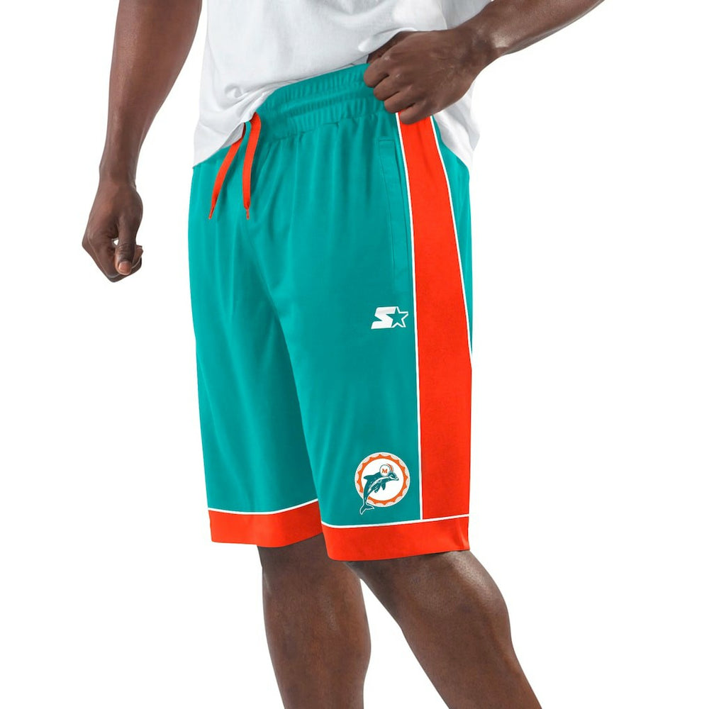 Miami Dolphins Starter Throwback Fan Favorite Shorts Aqua | NFL