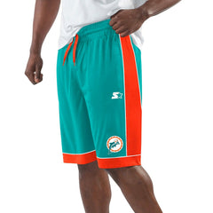 Miami Dolphins Starter Throwback Fan Favorite Shorts Aqua | NFL