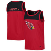 Arizona Cardinals Starter Logo Touchdown Fashion Tank Top Cardinal/Black | NFL