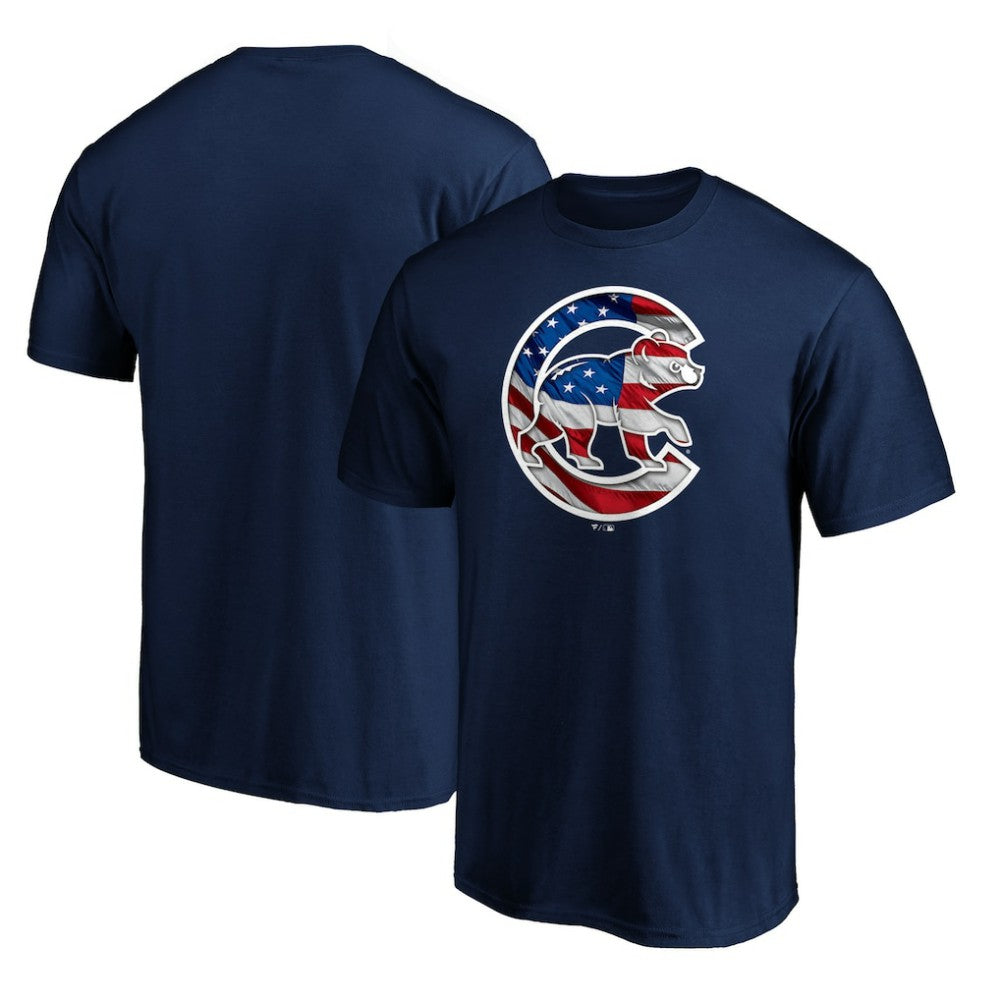 Chicago Cubs Team Banner Wave T-Shirt - MLB