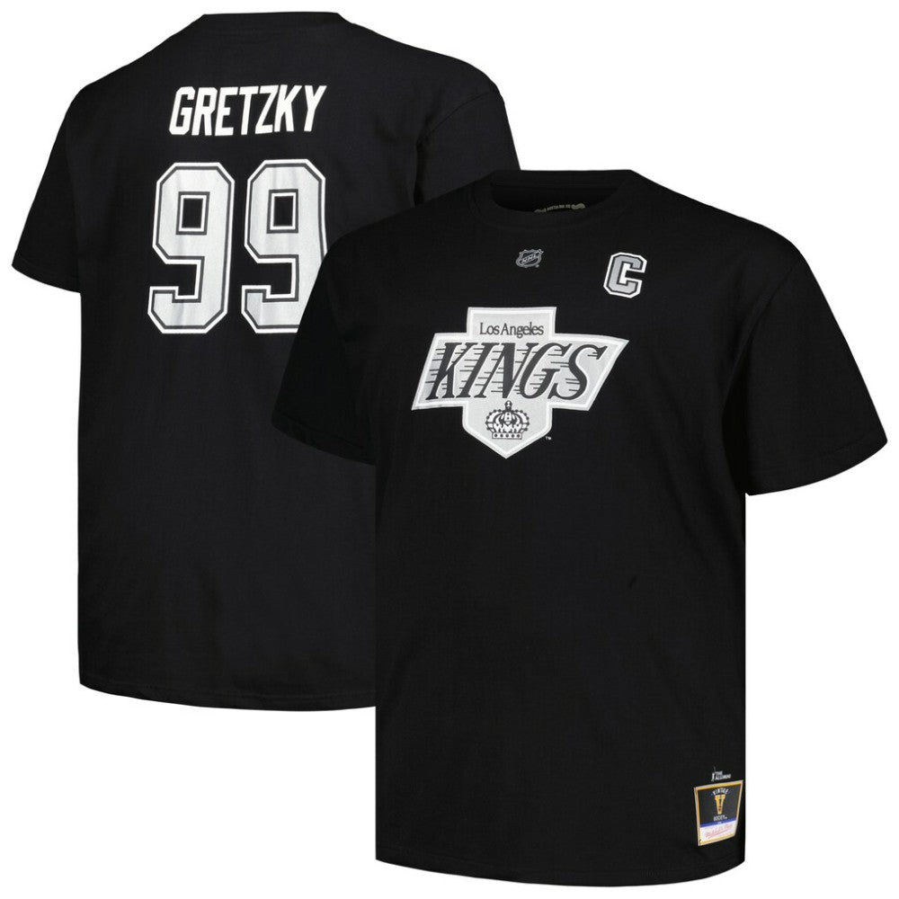 Wayne Gretzky Los Angeles Kings Mitchell & Ness Big & Tall Name & Number T-Shirt - Black - NHL