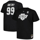 Wayne Gretzky Los Angeles Kings Mitchell & Ness Big & Tall Name & Number T-Shirt - Black - NHL