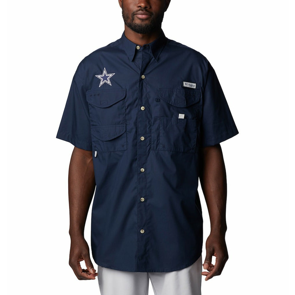Dallas Cowboys Bonehead Team Button-Up Shirt Navy | Columbia