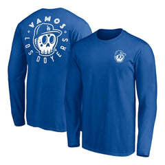 Los Angeles Dodgers Team Hometown Collection Sugar Skull Long Sleeve T-Shirt - MLB