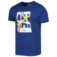 Manchester City Art T-Shirt Blue - FIFA World CUP