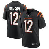 Tyron Johnson Cincinnati Bengals Home Game Player Jersey Black | Nike for Sale