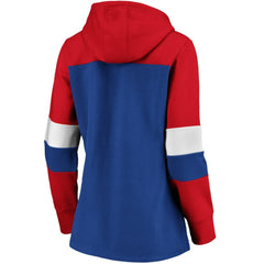 Chicago Cubs Women's Plus Size Colorblock Pullover Hoodie - MLB