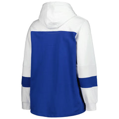 Los Angeles Dodgers Women's Plus Size Colorblock Pullover Hoodie - MLB