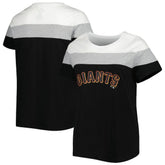 San Francisco Giants Women's Plus Size Colorblock T-Shirt - MLB