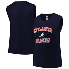 Atlanta Braves Profile Women's Plus Size Tank Top - MLB
