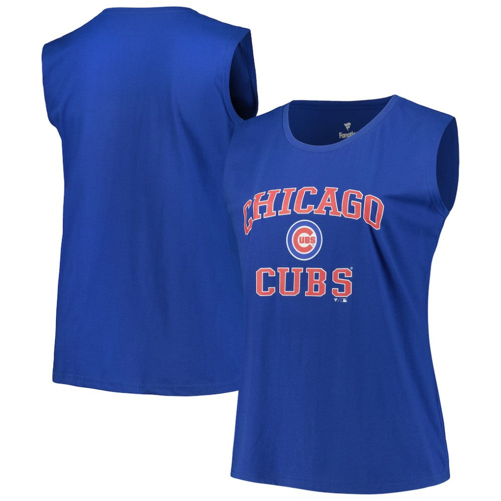 Chicago Cubs Profile Women's Plus Size Tank Top - MLB