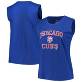 Chicago Cubs Profile Women's Plus Size Tank Top - MLB