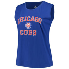 Chicago Cubs Profile Women's Plus Size Tank Top - MLB