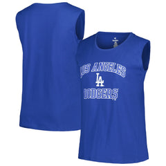 Los Angeles Dodgers Profile Women's Plus Size Tank Top - MLB