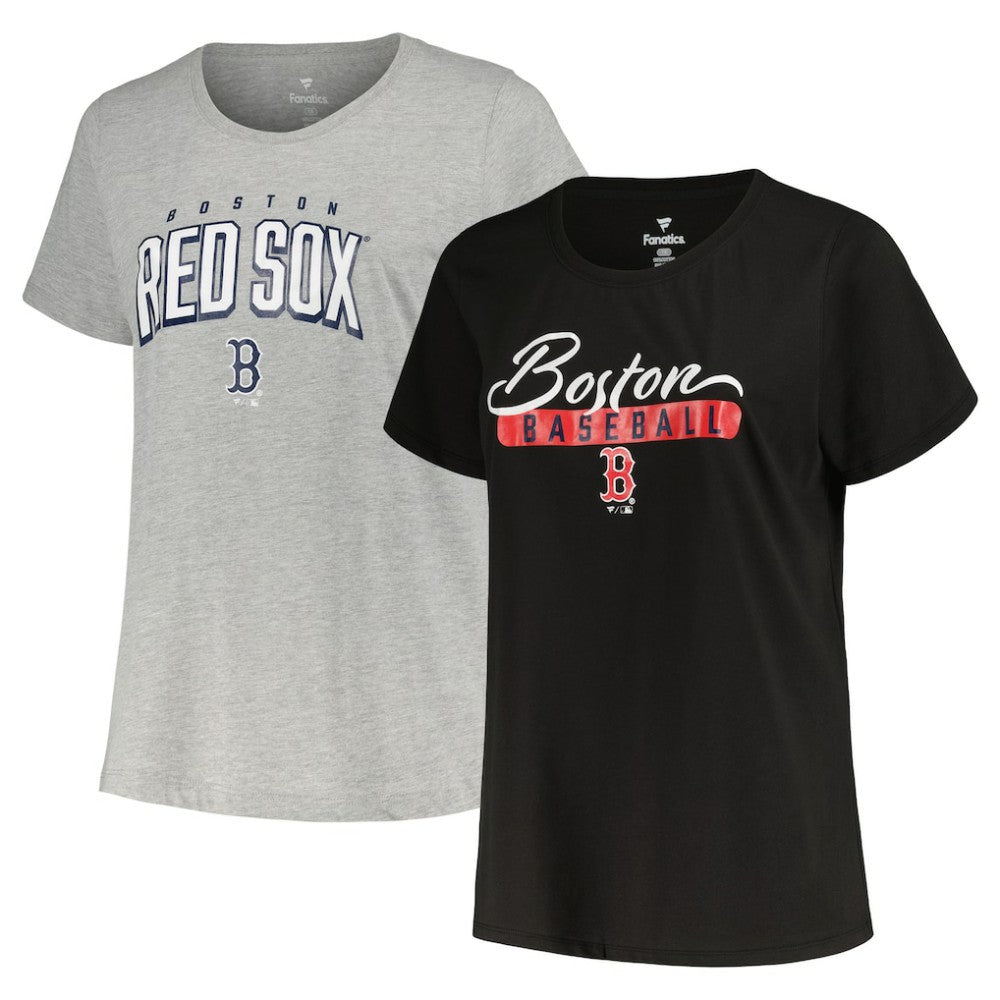 Boston Red Sox Profile Women's Plus Size T-Shirt Combo Pack - MLB