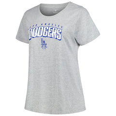 Los Angeles Dodgers Profile Women's Plus Size T-Shirt Combo Pack - MLB