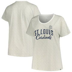St. Louis Cardinals Profile Women's Plus Size Leopard T-Shirt - MLB