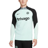 Chelsea Strike Drill 2023/24 Performance Quarter-Zip Long Sleeve Top Mint | Nike