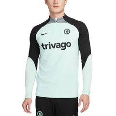 Chelsea Strike Drill 2023/24 Performance Quarter-Zip Long Sleeve Top Mint | Nike