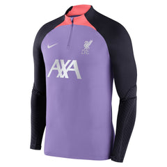 Liverpool Strike Drill 2023/24 Performance Quarter-Zip Long Sleeve Top Purple | Nike Online