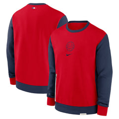Paris Saint-Germain 2023/24 Standard Issue Travel Performance Pullover Sweatshirt Red | Nike