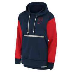 Paris Saint-Germain Women's Standard Issue Pullover Hoodie Navy/Red | Nike cheap