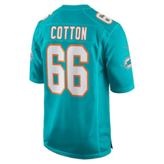 Lester Cotton Sr. Miami Dolphins Home Game Player Jersey Aqua | Nike for Sale