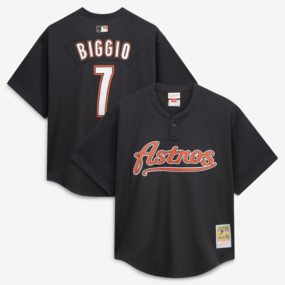 Craig Biggio Houston Astros Mitchell & Ness Authentic Batting Practice Jersey - MLB