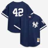 Mariano Rivera New York Yankees Mitchell & Ness Cooperstown Collection Mesh Batting Practice Button-Up Jersey - MLB