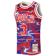 Allen Iverson Philadelphia 76ers 1996/97 Hardwood Classics Lunar New Year Swingman Jersey Red - NBA