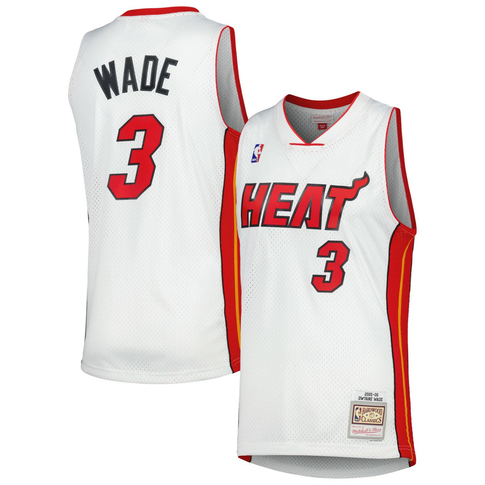 Dwyane Wade Miami Heat 2005/06 Hardwood Classics Swingman Jersey White - NBA
