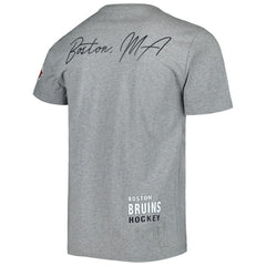 Boston Bruins Mitchell & Ness City Collection T-Shirt - Heather Gray - NHL