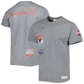 Washington Capitals Mitchell & Ness City Collection T-Shirt - Heather Gray - NHL