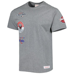 Washington Capitals Mitchell & Ness City Collection T-Shirt - Heather Gray - NHL