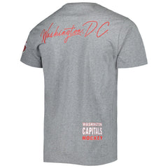 Washington Capitals Mitchell & Ness City Collection T-Shirt - Heather Gray - NHL
