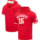Patrick Mahomes Kansas City Chiefs Pro Standard Player Name & Number Hoodie T-Shirt Red | NFL