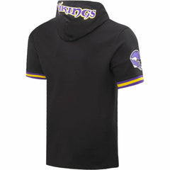 Justin Jefferson Minnesota Vikings Pro Standard Player Name & Number Hoodie T-Shirt Black | NFL