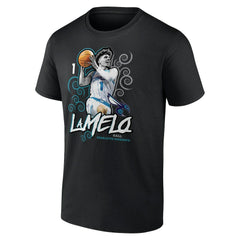 LaMelo Ball Charlotte Hornets Player Name & Number Competitor T-Shirt Black - NBA
