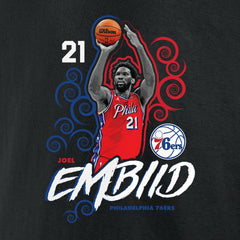 Joel Embiid Philadelphia 76ers Competitor T-Shirt Black - NBA
