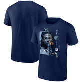 Ja Morant Memphis Grizzlies Jump Pass T-Shirt Navy - NBA