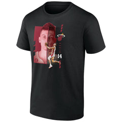 Tyler Herro Miami Heat Jump Pass T-Shirt Black - NBA