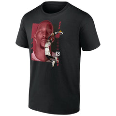 Bam Adebayo Miami Heat Jump Pass T-Shirt Black - NBA