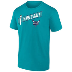 LaMelo Ball Charlotte Hornets Full-Court Press Name & Number T-Shirt Aqua - NBA