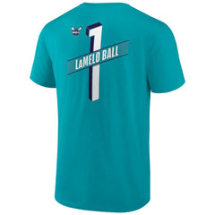 LaMelo Ball Charlotte Hornets Full-Court Press Name & Number T-Shirt Aqua - NBA