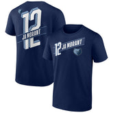 Ja Morant Memphis Grizzlies Full-Court Press Name & Number T-Shirt Navy - NBA